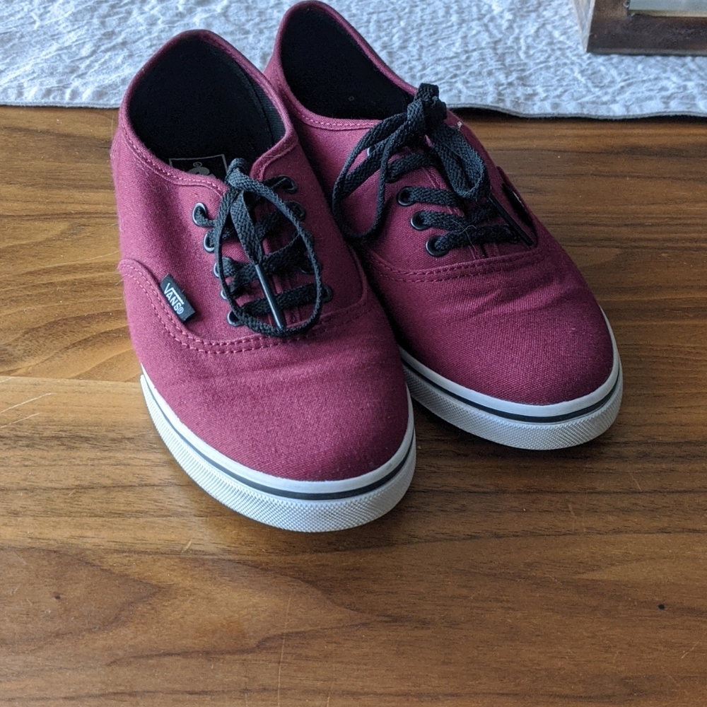 Maroon Vans